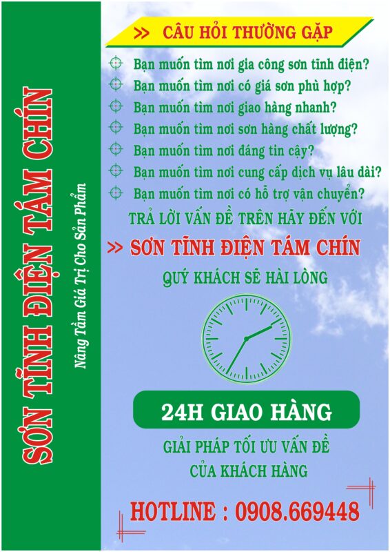 Câu hỏi thắc mắc về sơn tĩnh điện