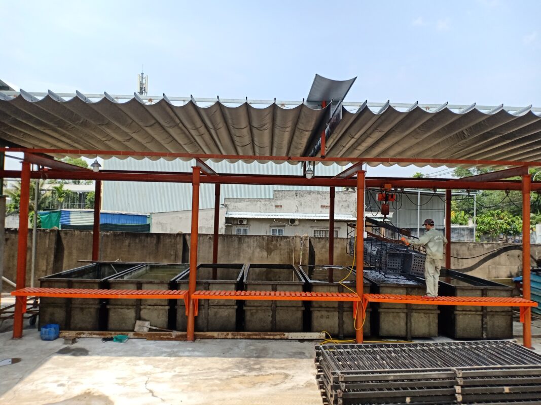 xử lý sơn tĩnh điện